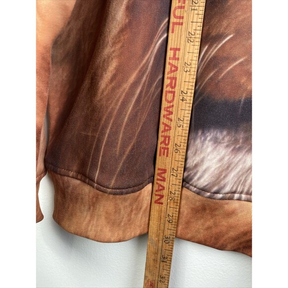 Beloved Pullover Lion All Over Print Graphic Long Sleeve Crewneck Adult 2XL - Picture 6 of 6